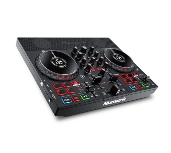 Numark Party Mix Live DJ Controller with Built-in Light Show and Speakers