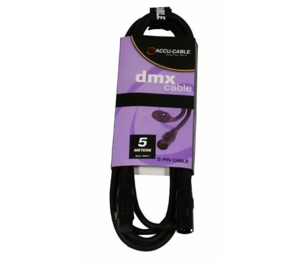 Accu-Cable 5-Pin DMX Cable 5m
