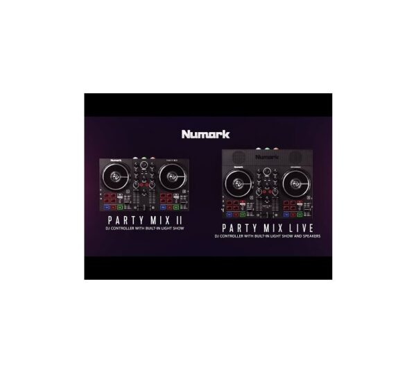 Numark Party Mix Live DJ Controller with Built-in Light Show and Speakers