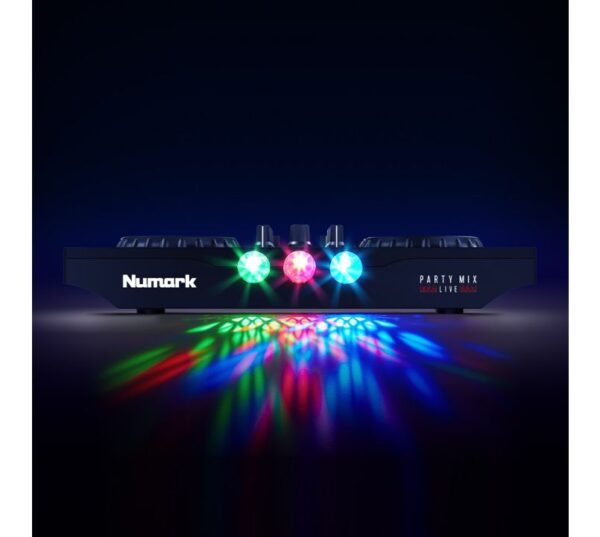 Numark Party Mix Live DJ Controller with Built-in Light Show and Speakers